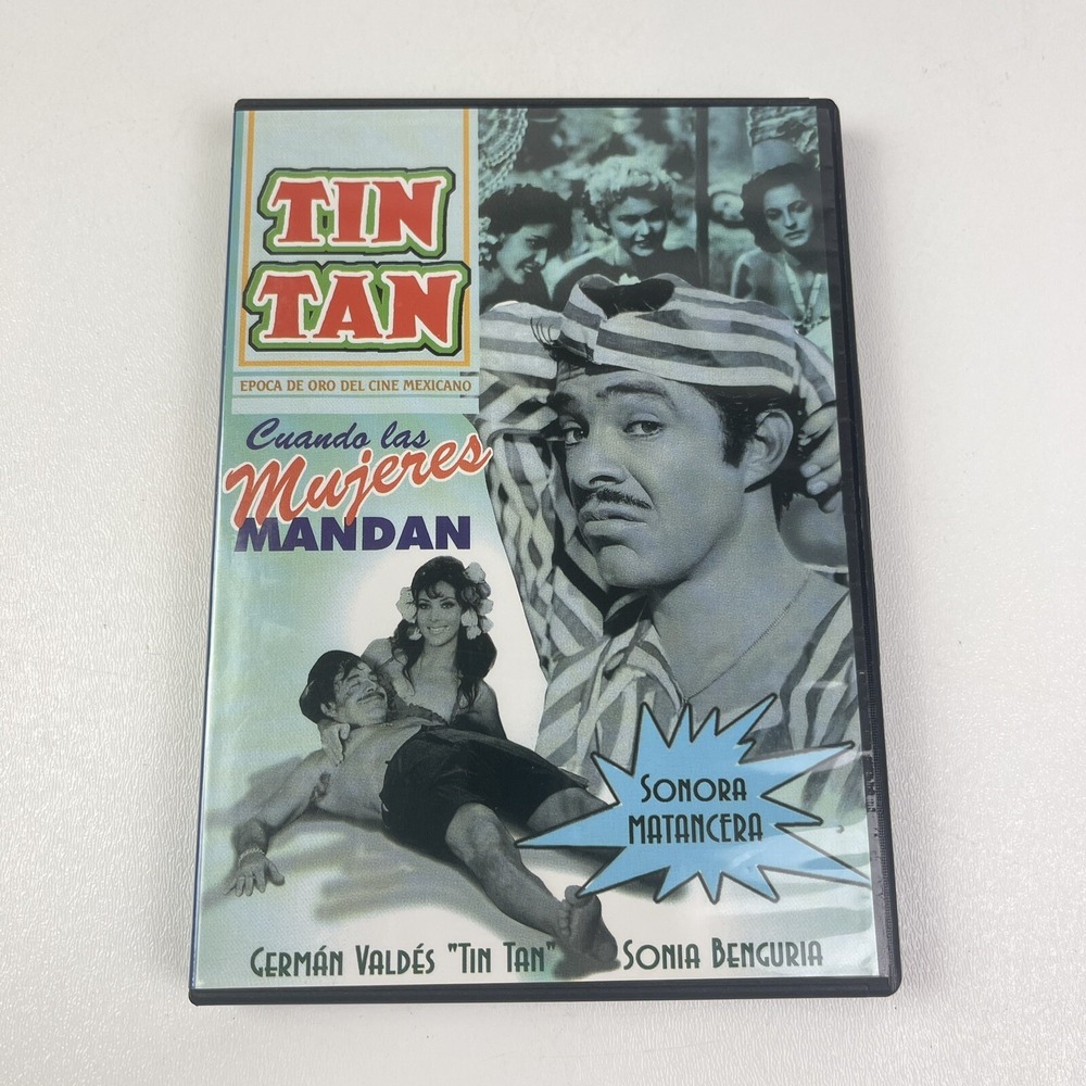 Cuando Las Mujeres Mandan DVD 2008 Tin Tan Germán Valdez Sonia Benguria Mexico